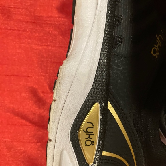 RYKA Black Gold Tennis Walking Shoes - Picture 2 of 4